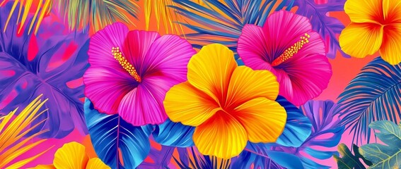 colorful flowers background