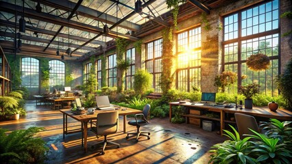 Naklejka premium Urban Exploration Photography Business Plan: Gritty Cityscapes, Abandoned Buildings, Creative Startup