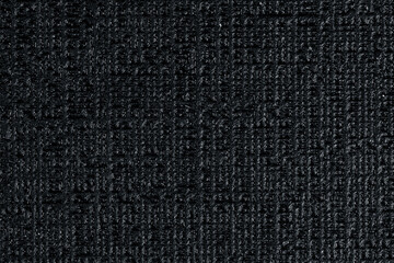 Black faux leather texture close-up