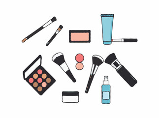 Makeup Artist Tools: Brushes, Palettes, and Skincare Products
