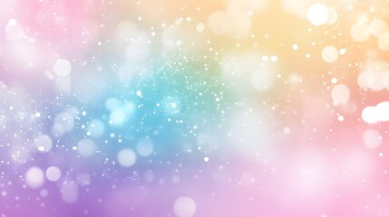 Obraz premium pastel rainbow bokeh background