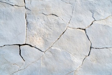 Obraz premium White Rock Face, Cracks & Texture