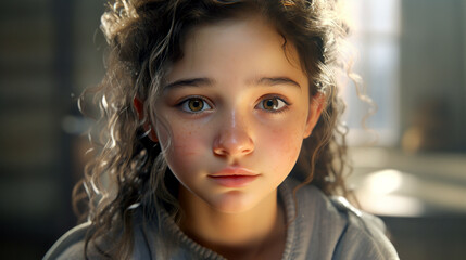 Obraz premium portrait of a beautiful girl