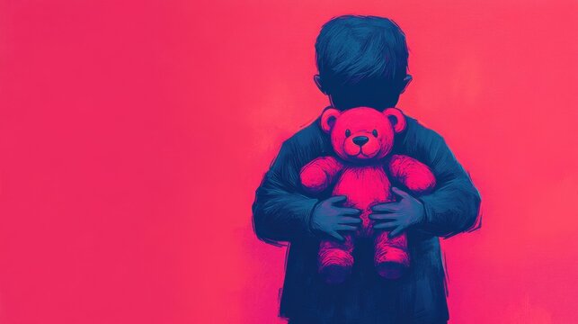 A child afraid of social interactions due to bullying at school. Pressure from the environment and society. Living in isolation.