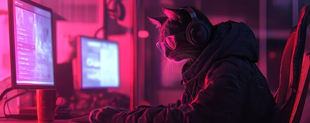 Fototapeta premium Hey How can I assist you today