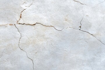 Obraz premium Cracked White Wall Texture (1)