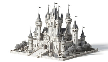 Fototapeta premium 성전 일러스트