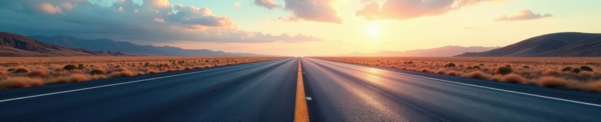 Naklejka premium Vast, empty asphalt plane Clean, high-resolution image , driveway, gray