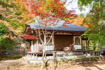 Kozan-Ji temple in Takao mountains, Kyoto, Japan