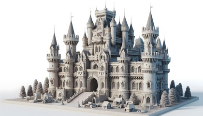 Obraz premium 성전 일러스트