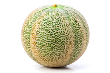 fresh cantaloupe image isolated on white background