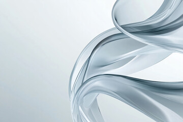 Abstract Swirls on Light Background