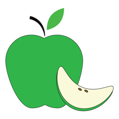APPLE icon illustration design template