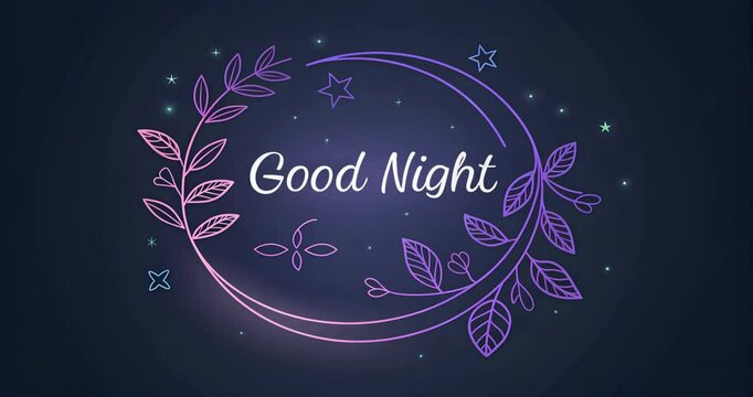good night greeting videos, greeting videos, greeting card videos
