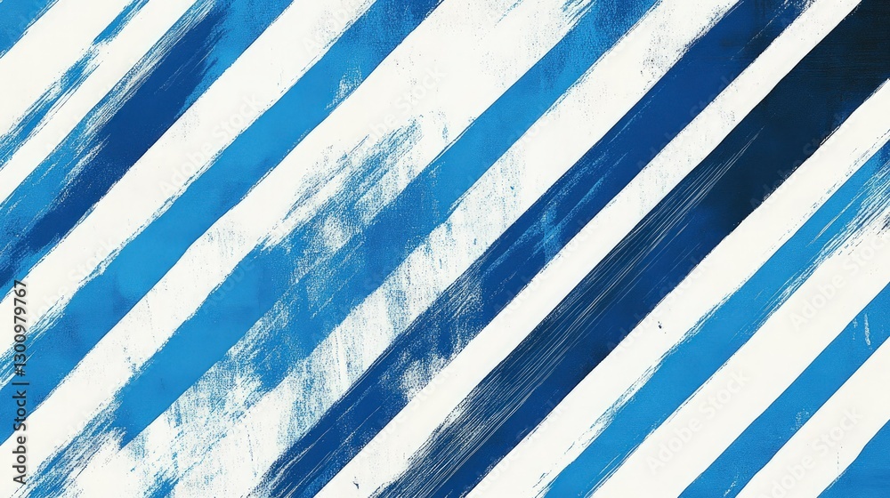 Wall mural a blue and white striped pattern, with thick lines of varying density, creates an abstract backgroun