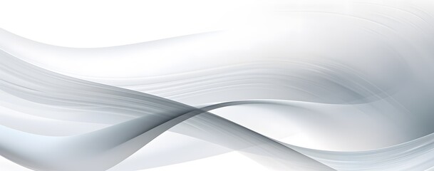 Obraz premium Abstract background with white waves. stylized white background with wavy and curved lines