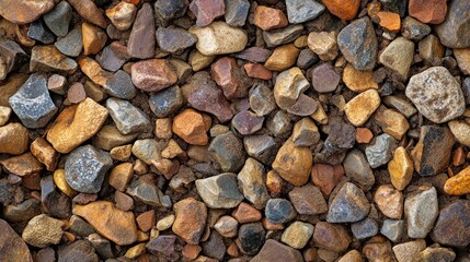 Colorful gravel texture background
