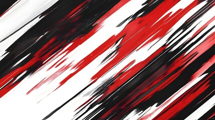 Striking Abstract Motion Blur with Red White and Black Color Palette