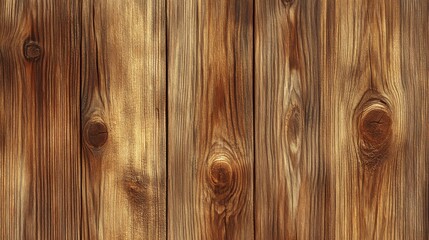 Obraz premium Rustic Brown Vertical Wooden Planks Texture Background