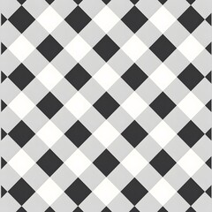 Seamless black and white geometric pattern. argyle pattern with black and white geometric. 