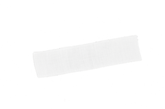 white medical fabric textured plaster isolated on white or transparent png