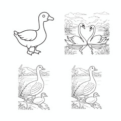 duck vector illustration