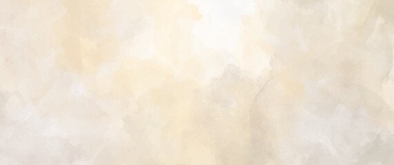 Vector watercolor art background with old paper texture for cards, poster, flyer. Hand drawn gold abstract vector illustration for background. Grunge template for design. Empty blank.