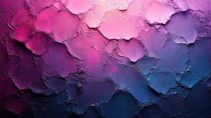 Obraz premium Saturated pastel bluish purple colored low contrast concrete textured background. Empty colorful wall texture with copy space for text overlay and mockups. - color trend.