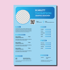 Graphic Designer Resume CV Template | Professional & Modern Layout