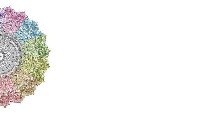 rotating wheel on white background 