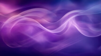 Naklejka premium Abstract Purple and Pink Flowing Fabric with Soft Lighting