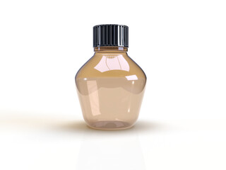 perfume bottle isolated on transparent background.