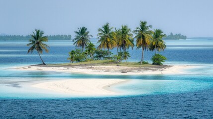 Obraz premium Tropical Island Paradise Seascape