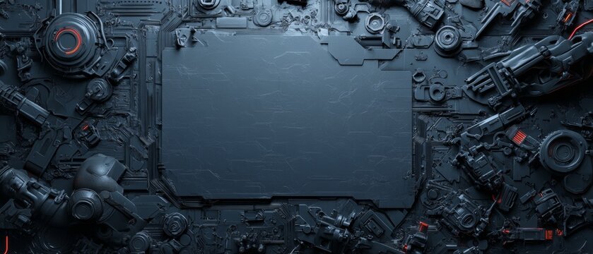 Innovative industrial mecha design featuring hydraulic components for futuristic engineering projects