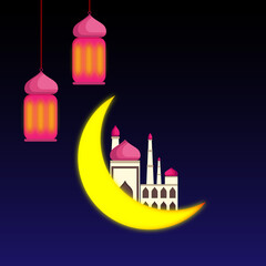 ramadan night and candle