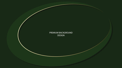 Luxury green background vector design. 