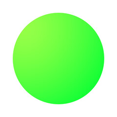 Vibrant gradient circle shape. Colorful round gradient circle design element.