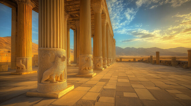 Timeless Elegance of Apadana Palace, Where Light and Shadow Dance on Stone