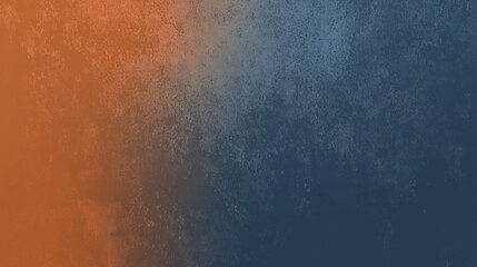 Abstract textured background with gradient orange and blue tones
