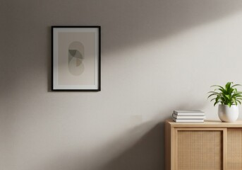 Abstract Geometric Wall Art in Neutral Tones