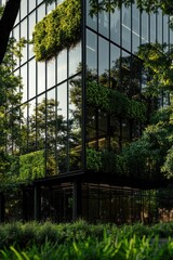 Fototapeta premium Tall Building with Windows