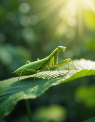Silent Hunter: The Majestic and Strategic Praying Mantis