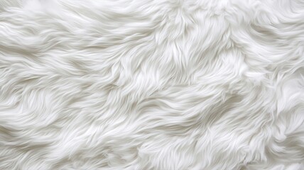 Fototapeta premium Soft White Fluffy Fur Texture Background