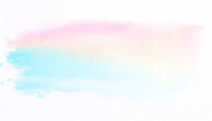 흰 배경에 파스텔 톤의 부드러운 물감이 번져있다