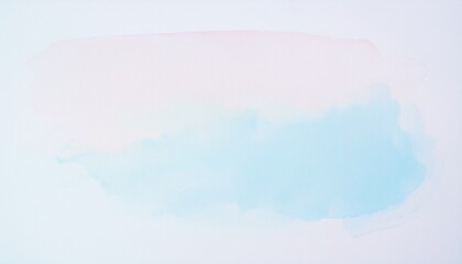 흰 배경에 파스텔 톤의 부드러운 물감이 번져있다