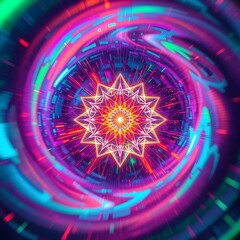 Hologram Imploding in a Time Vortex