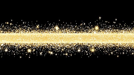 Sparkling Gold Glitter Festive Background Texture Perfect for Holiday Designs and Celebrations