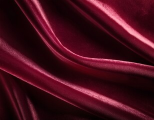 Fototapeta premium rich burgundy velvet texture with soft folds and shadows creating a luxurious atmosphere