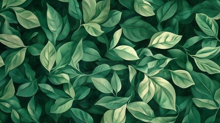 Obraz premium Green and vibrant vitality