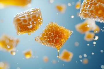 Honeycomb Pieces in Motion